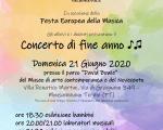 21 giugno 2020 â€œFesta Europea della Musica 2020â€ Parco Villa Martini