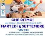 5 settembre 2023 Letture per bambini da 0 a 3 anni in Biblioteca