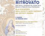 5 marzo 2022 Inaugurazione mostra "Il Tesoro Ritrovato" al Museo