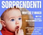 12 marzo 2024 Letture per bambini da 17 a 36 mesi in Biblioteca