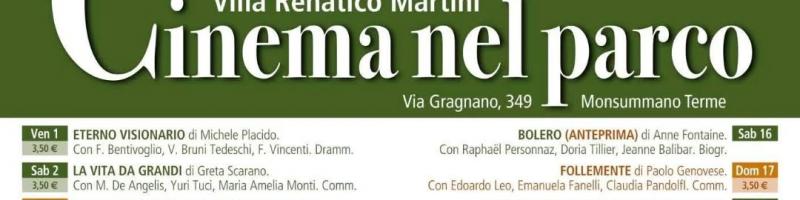 Dal 1 agosto 2025 "CINEMA NEL PARCO" a Villa Martini