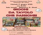 17 giugno 2025 "GIOCHI DA TAVOLO, CHE PASSIONE!" in Biblioteca
