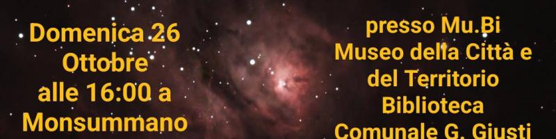 Dal 26 ottobre 2025 Domeniche al Planetario al Mu.Bi.