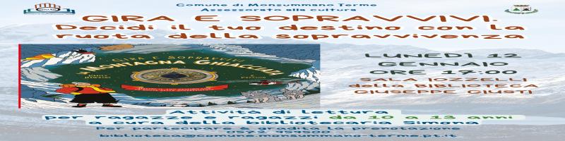 12 gennaio 2026 Letture per ragazzi da 10 a 13 anni in Biblioteca