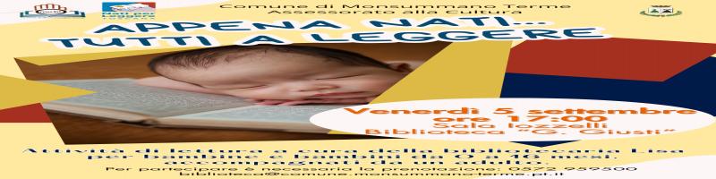 5 settembre 2025 Letture per bambini da 0 a 16 mesi in Biblioteca