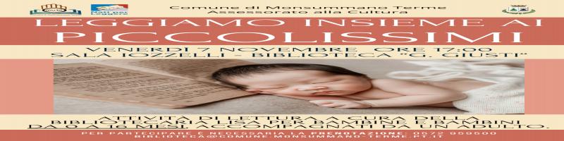 7 novembre 2025 Letture per bambini da 0 a 16 mesi in Biblioteca