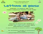 10 giugno 2025 Letture per bambini da 4 a 8 anni al Parco Aldo Moro