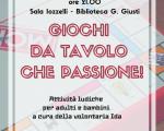 10 novembre 2023 "GIOCHI DA TAVOLO...CHE PASSIONE!" in Biblioteca